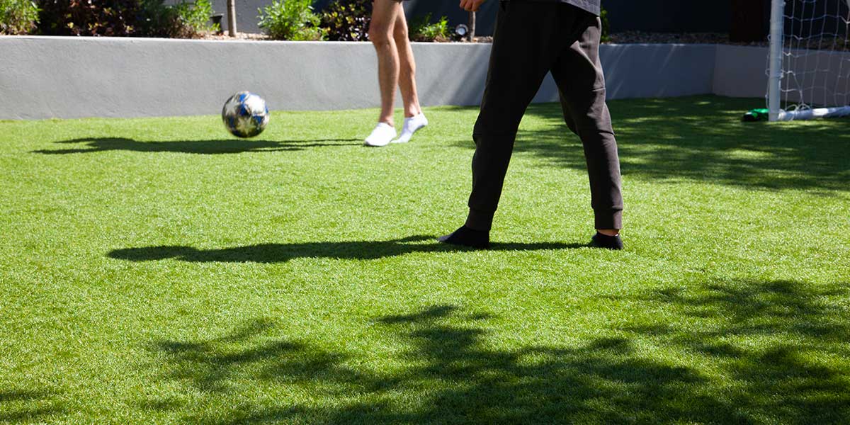 synthetic grass installation